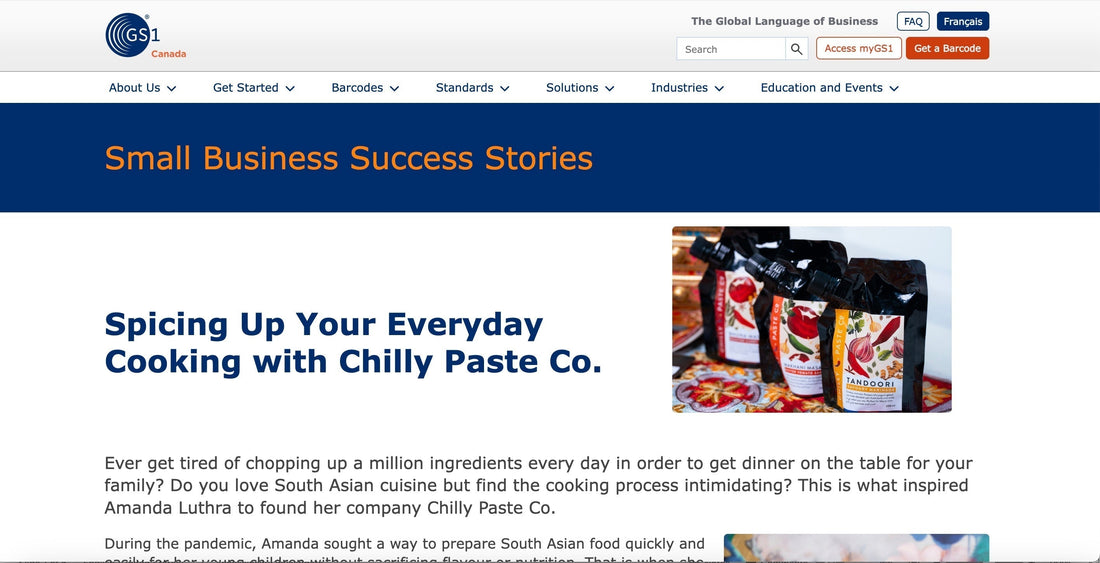 Featured on GS1 Business Spotlight